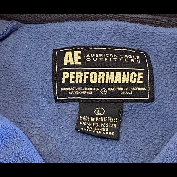 Vintage American Eagle Blue Pullover Sweater Size Large - Picture 4 of 7